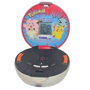Pokemon Tiger Electronics Poke Ball Handheld Game Tested Works No Cover